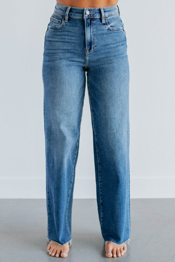 Logan Hidden Jeans - Medium Wash - Image 3