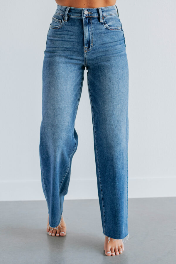 Logan Hidden Jeans - Medium Wash - Image 5
