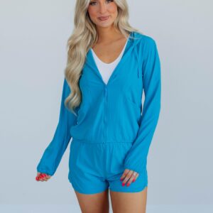 Londyn Lightweight Jacket - Cerulean