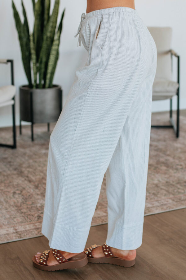 Luvan Striped Pants - Ivory Mix - Image 3
