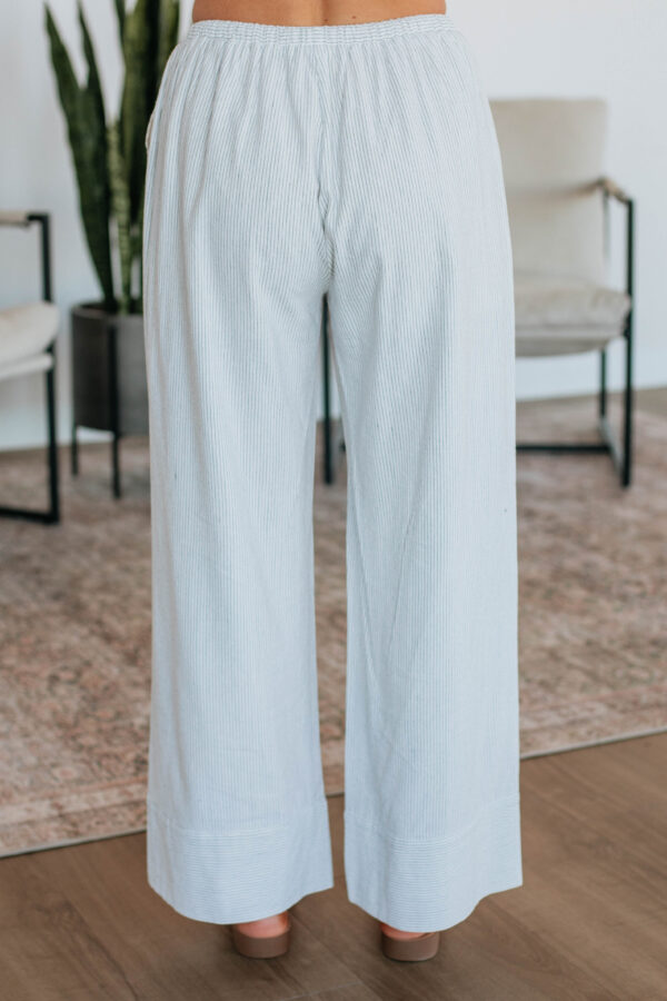 Luvan Striped Pants - Ivory Mix - Image 4