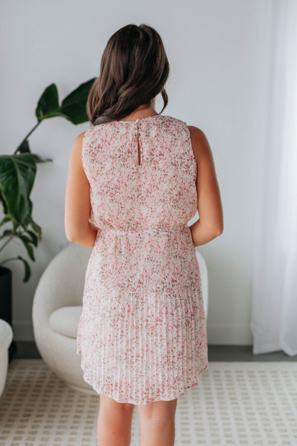 Marla Floral Dress - Cream - Image 5