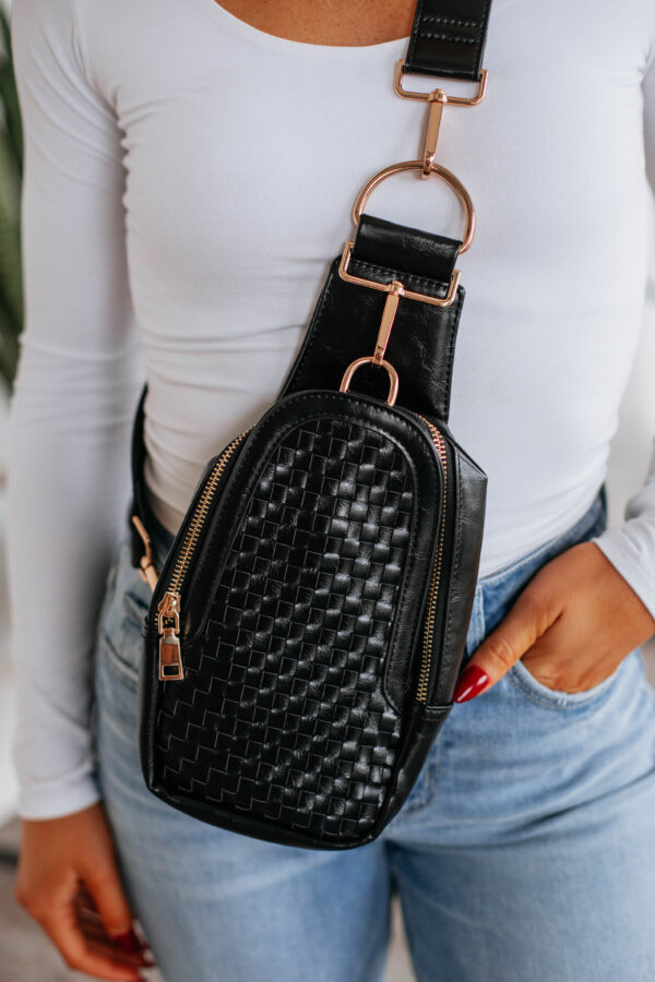 Mattie Crossbody Bag - Black - Image 2
