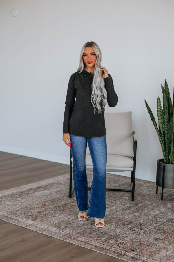 Miya Hoodie - Washed Black - Image 3