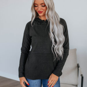 Miya Hoodie - Washed Black