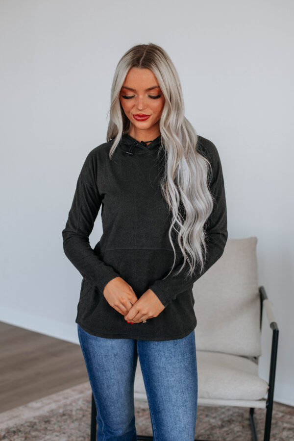 Miya Hoodie - Washed Black - Image 4