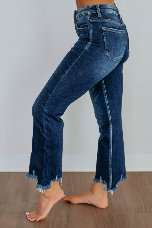 Neona Risen Jeans - Deep Blue - Image 2