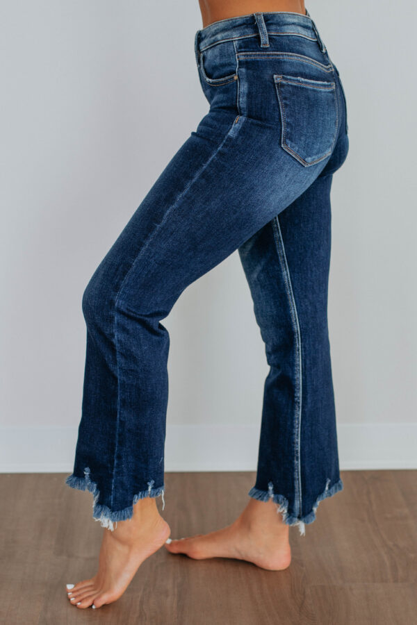 Neona Risen Jeans - Deep Blue - Image 3