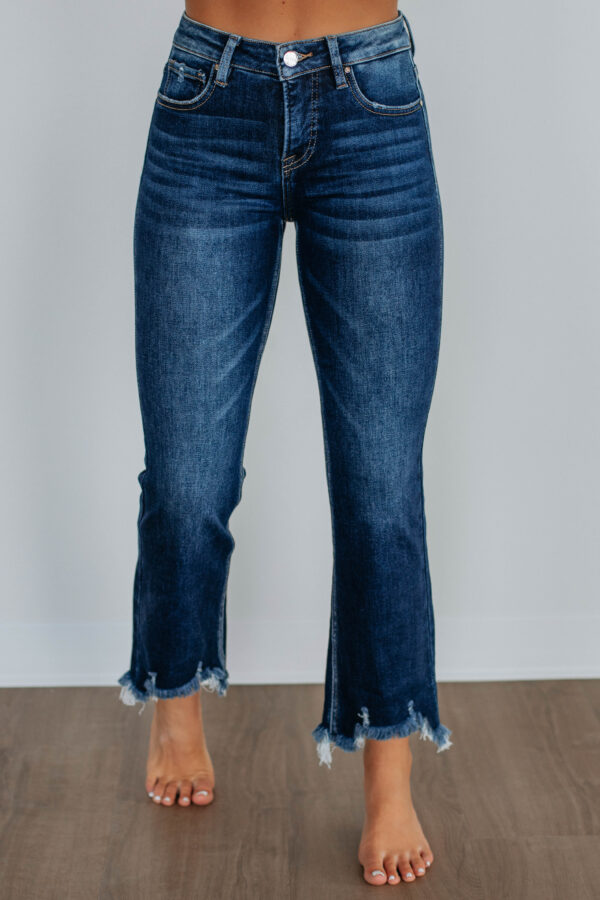 Neona Risen Jeans - Deep Blue - Image 6