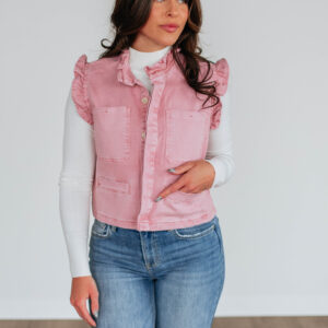 Nikki Denim Top