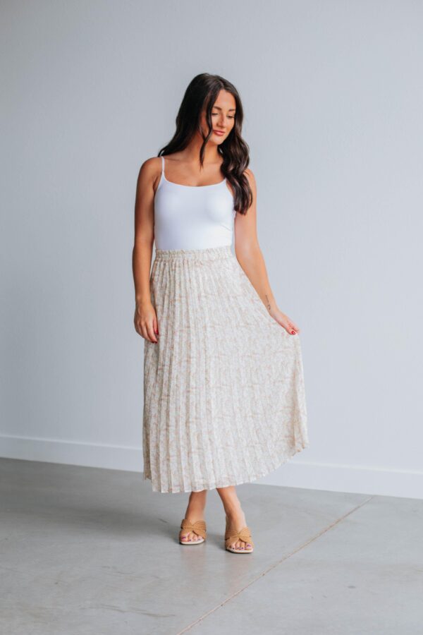 Orson Midi Skirt - Cream Mix - Image 3