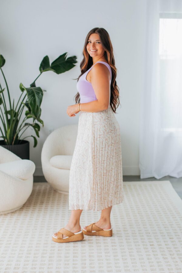 Orson Midi Skirt - Cream Mix - Image 5