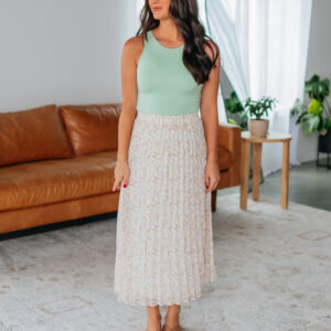 Orson Midi Skirt - Cream Mix