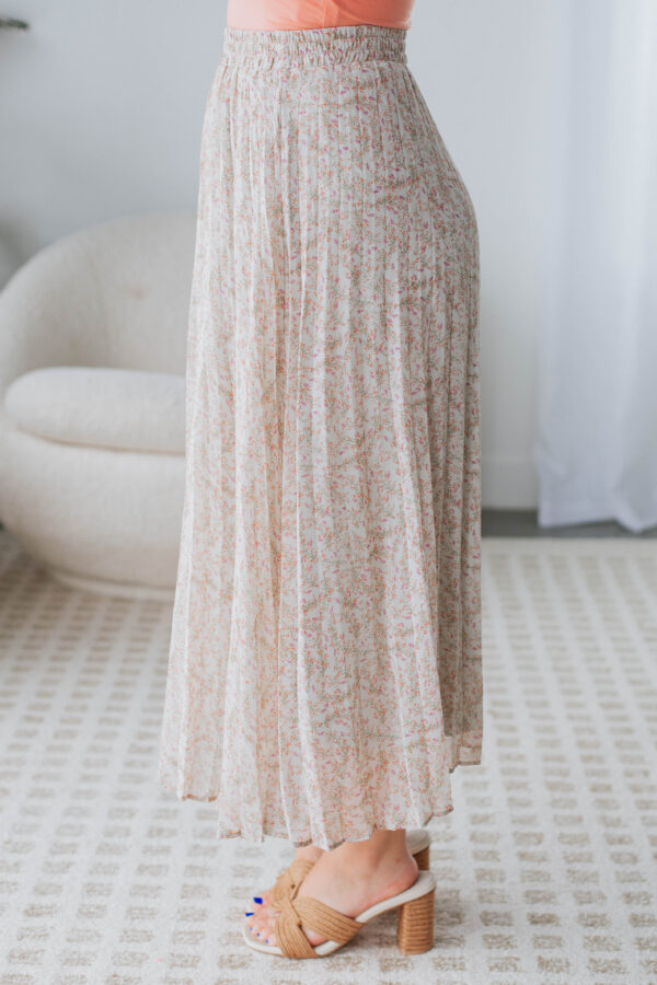 Orson Midi Skirt - Sage Mix - Image 5