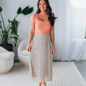 Orson Midi Skirt - Sage Mix