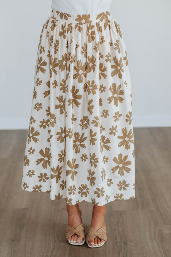 Perri Floral Midi Skirt - Image 2
