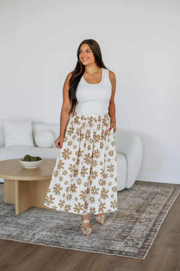 Perri Floral Midi Skirt - Image 5