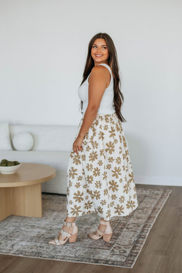 Perri Floral Midi Skirt - Image 6