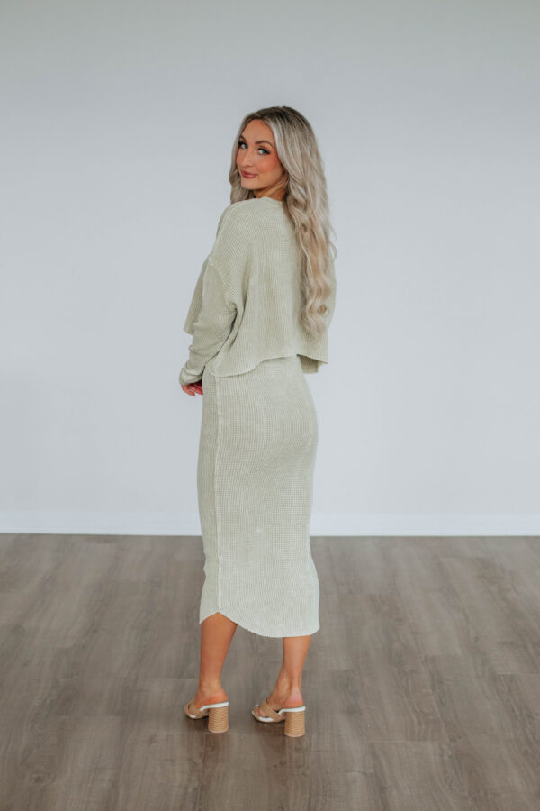 Rheanna Midi Skirt - Sand - Image 4