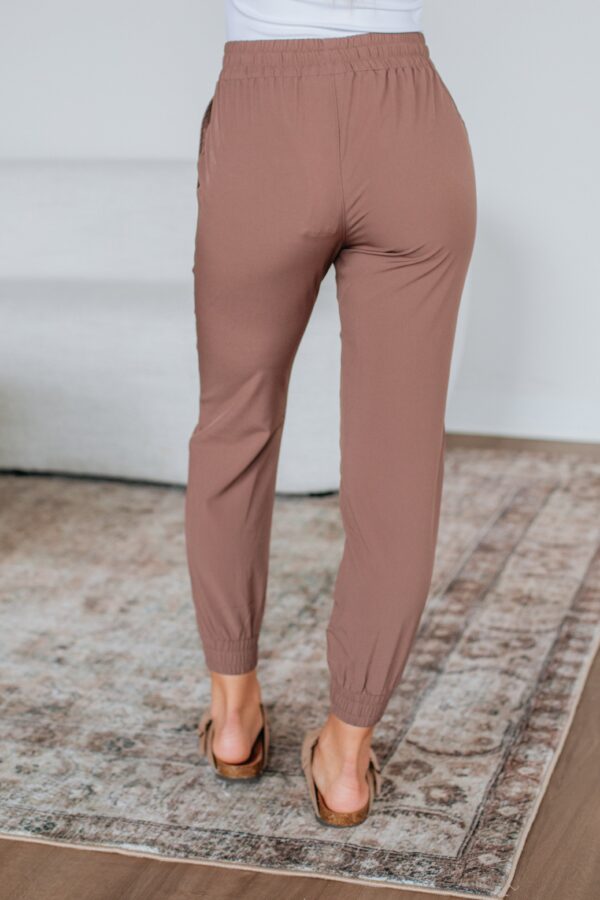 Rowin Active Joggers - Deep Taupe - Image 6