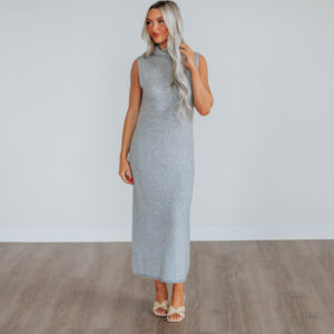 Roxanna Sweater Dress - Heather Grey