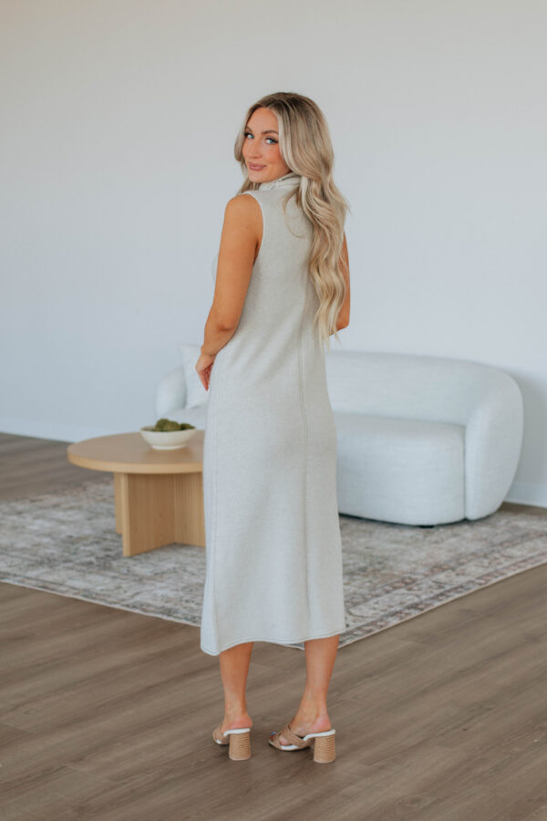Roxanna Sweater Dress - Natural - Image 5