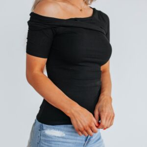 Simply Content Top - Black
