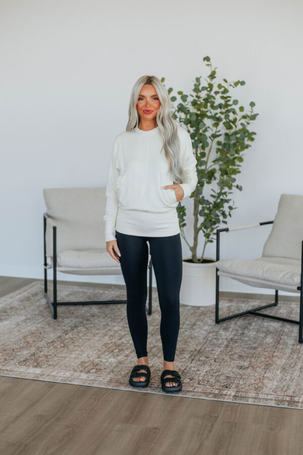 Stefani Dolman Top - Natural - Image 3