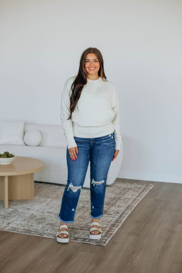Stefani Dolman Top - Natural - Image 6