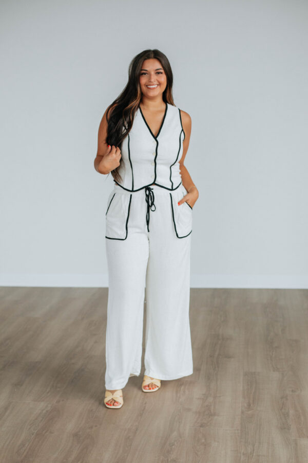 Talk Later Linen Pants - Image 3