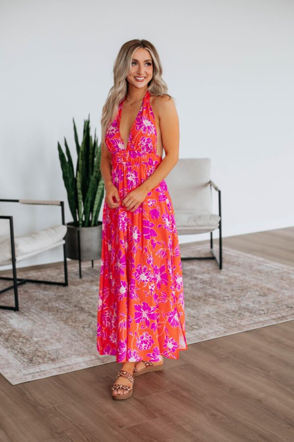 Tally Floral Dress - Image 4