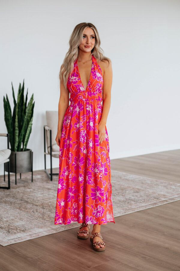 Tally Floral Dress - Image 5