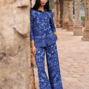 Denim Printed Set