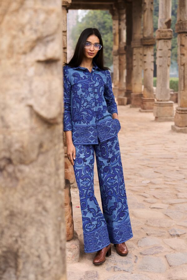 Denim Printed Set