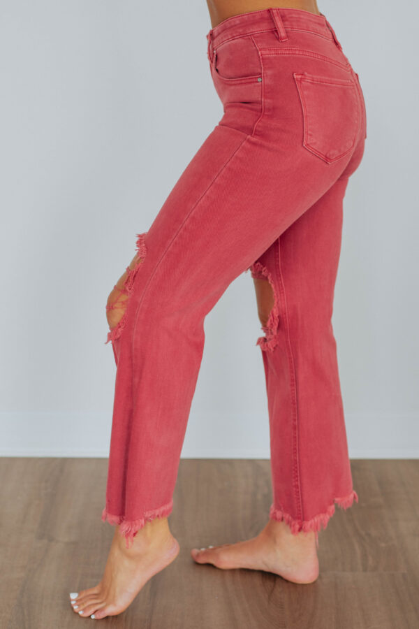 Willow Risen Jeans - Brick - Image 2