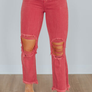 Willow Risen Jeans - Brick