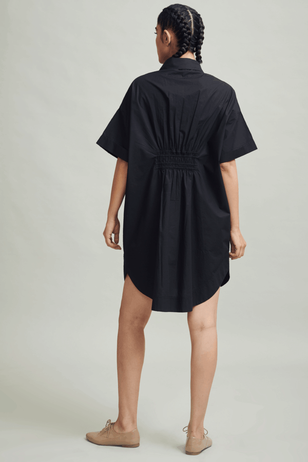 Contrast Pocket Shirt Dress - Image 12