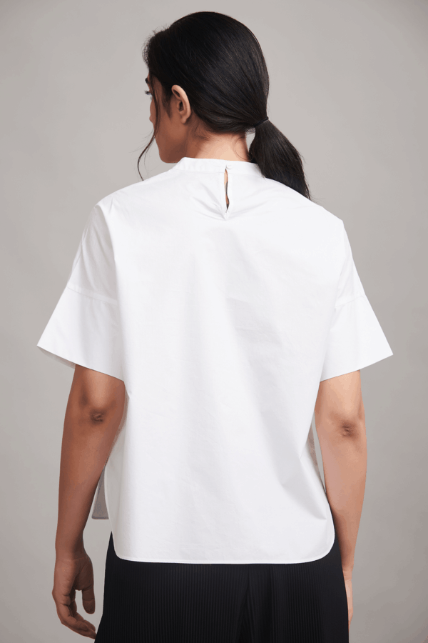 Boxy Poplin Shirt - Image 2