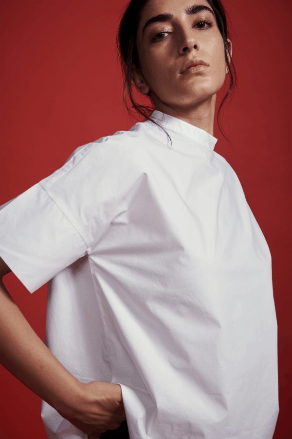 Boxy Poplin Shirt