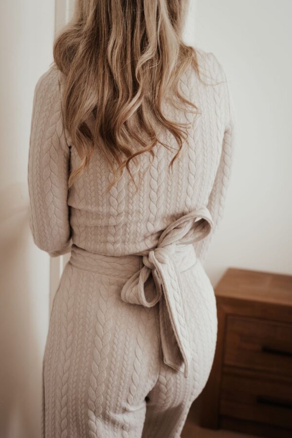 Alaska Long Sleeve Knit Wrap Top - Image 7