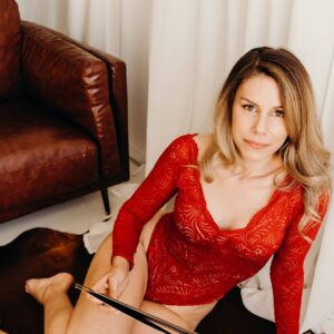 Astoria Red Bodysuit