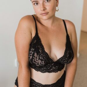 Ava Bralette Black