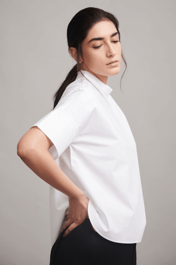Boxy Poplin Shirt - Image 4