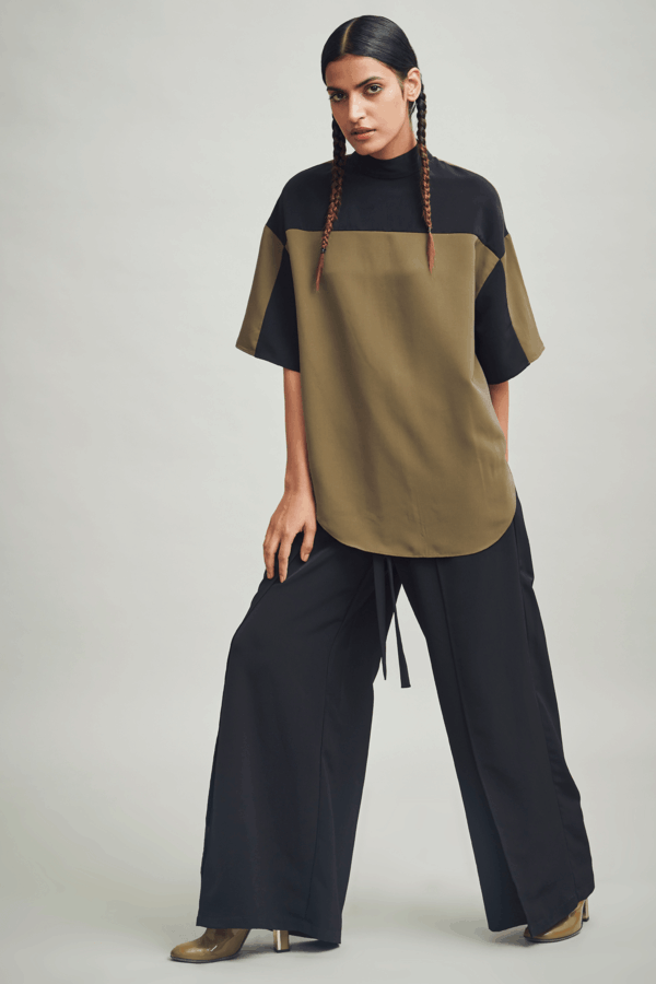 Color Block Blouse