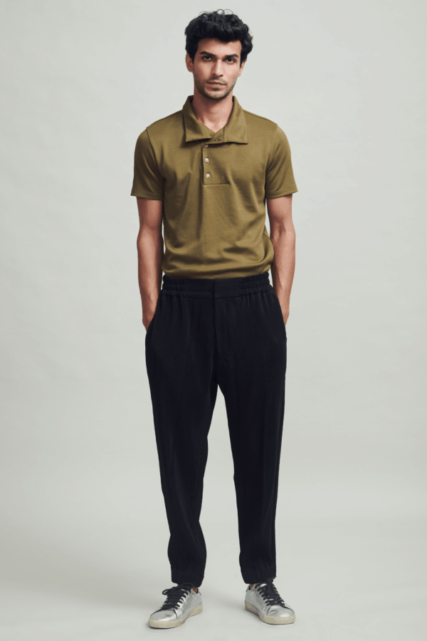 Off Center Placket Polo - Image 16