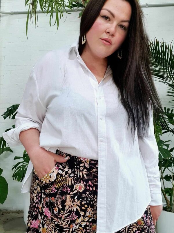 Palazzo Wide Leg Pants // Black Wildflower - Image 4