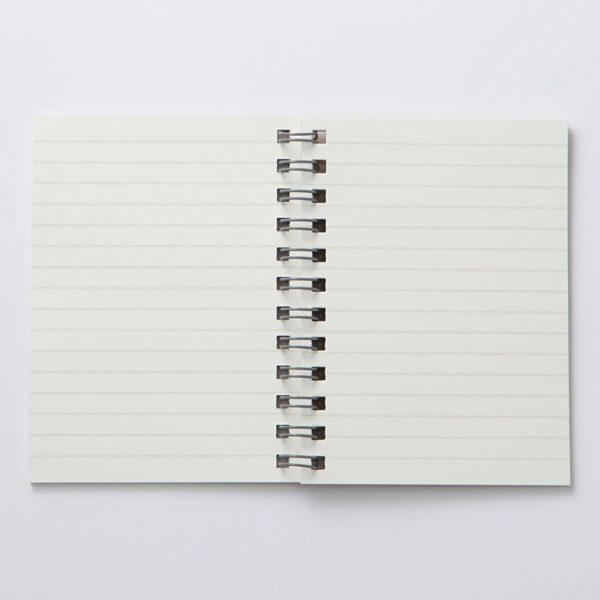 Beige Double Ring Lined Notebook - Image 2