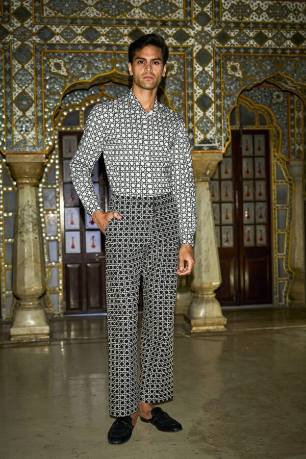 Rattan Embroidered Shirt and Pant
