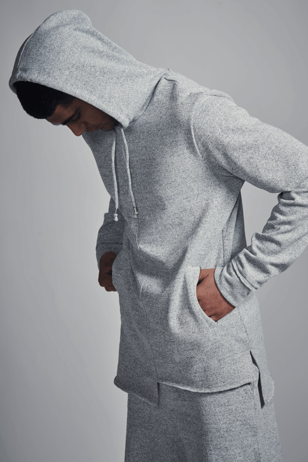 Uneven Hem Hoodie