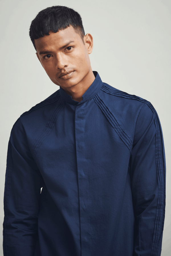 Irregular Pleated Shirt - Image 6